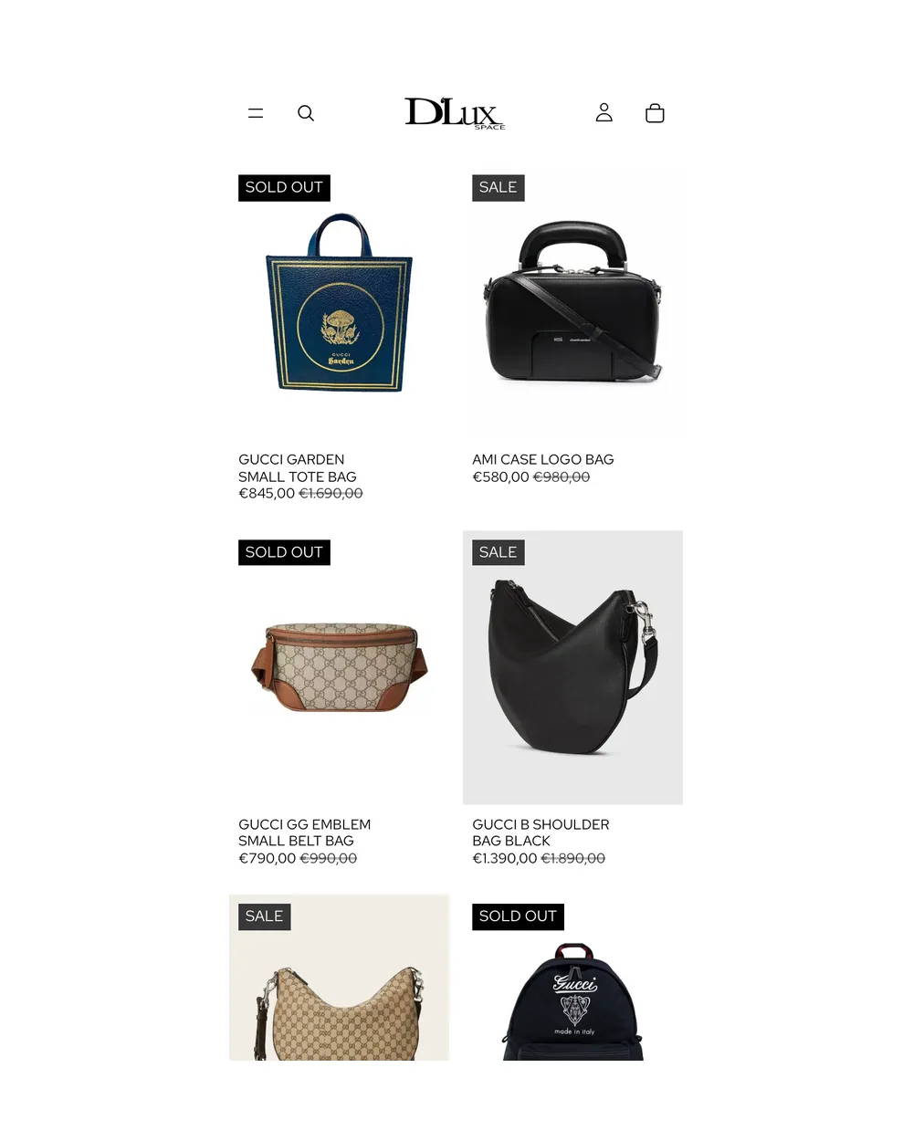 D’Lux Space — Bags Collection