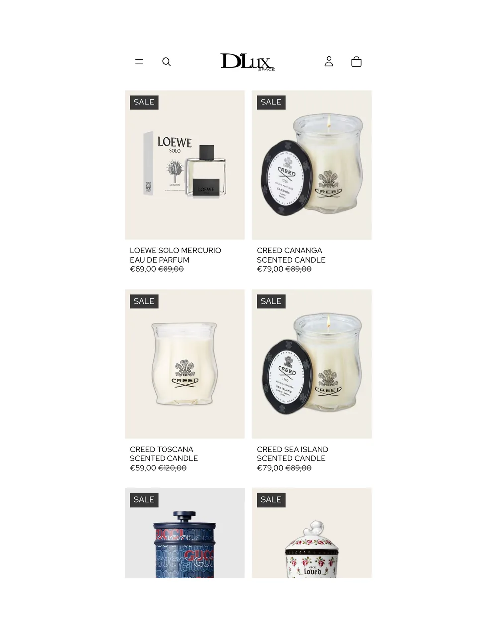 D’Lux Space — Fragrances
